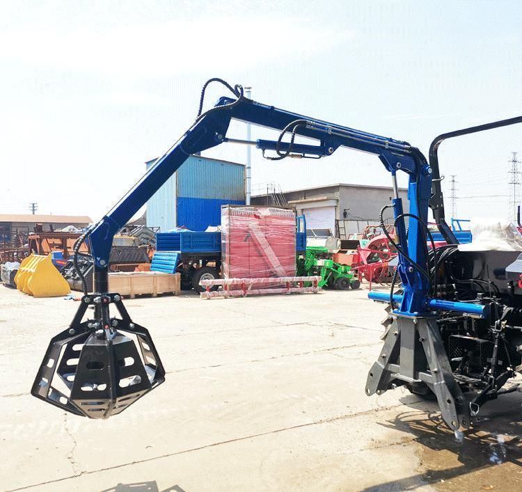 Agricultural Tractor Palm Oil Fruit Loading Harvester Machine