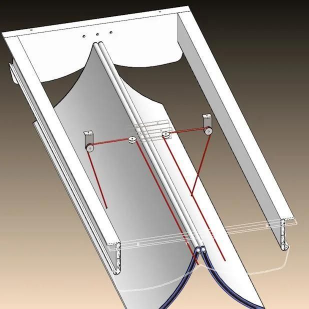 Ceiling Air Inlet Ventilation Window Used in Livestock Equipment