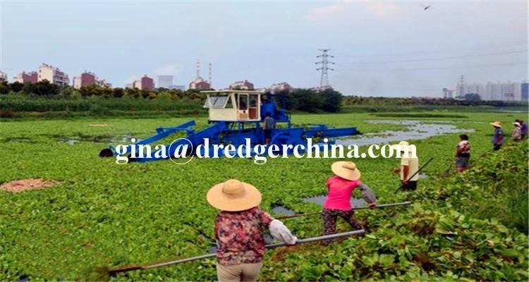 Good Quality Water Hyacinth Harvester/Aquatic Weed Harvester for River Cleaning