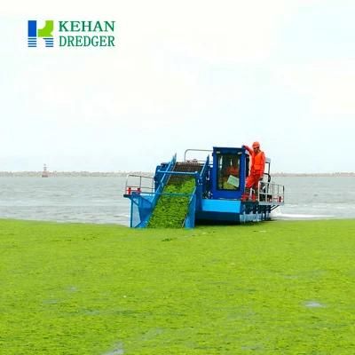 River Cleaning Garbage Collection Seaweed Water Weed Harvester
