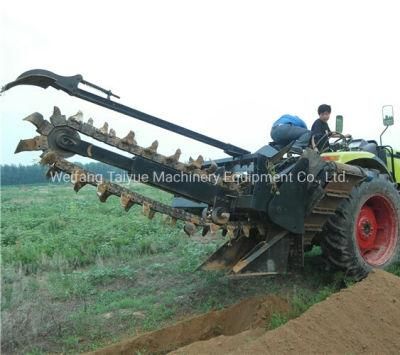 Max 220cm Ditching Depth Trencher, Chain Trencher, 10-60cm Width Trencher Machine