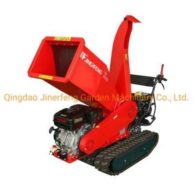Self Propelled Branch Wood Chipper with Crawler Track