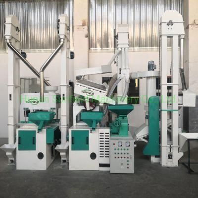 600-900kg Hourly Output Rice Mill
