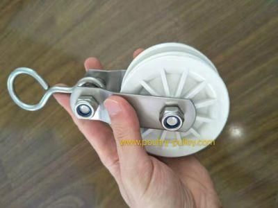 1-7/8&quot; Plastic/ Nylon Pulley with Swivel