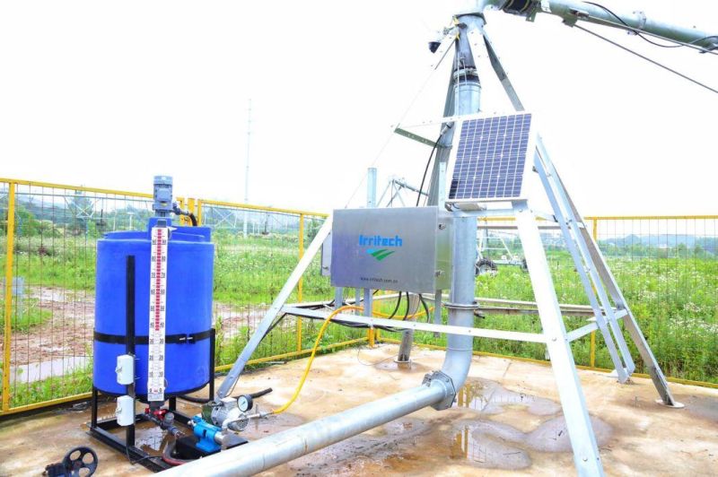 Solar Center Pivot Agricultural Sprinkler Irrigation System Borehole Electric Pump
