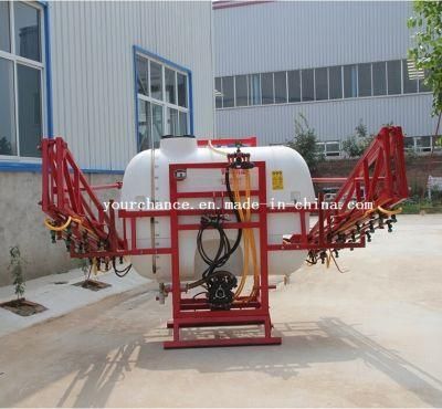 High Quality 3W-800-14 50-70HP Tractor Mounted 800L Capacity 14m Working Width Agricultural Boom Sprayer for Sale