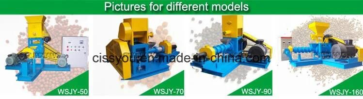 Puffing Floating Fish Food Pellet Feed Extruder Machine Line