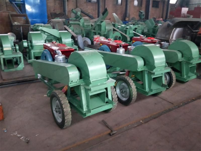 Industrial Middle Inlet Wood Crusher Wood Shredder Crusher Machine