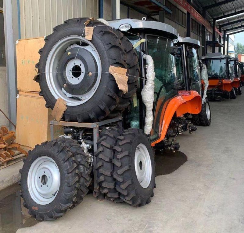 Orange Body 4*4 Farm Wheel Tractor 30HP Small Tractor with Luxury Cabin to Best-Selling Worldwide