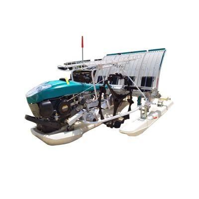 Handle Operation Walking Behind Type 4 Rows Rice Transplanter