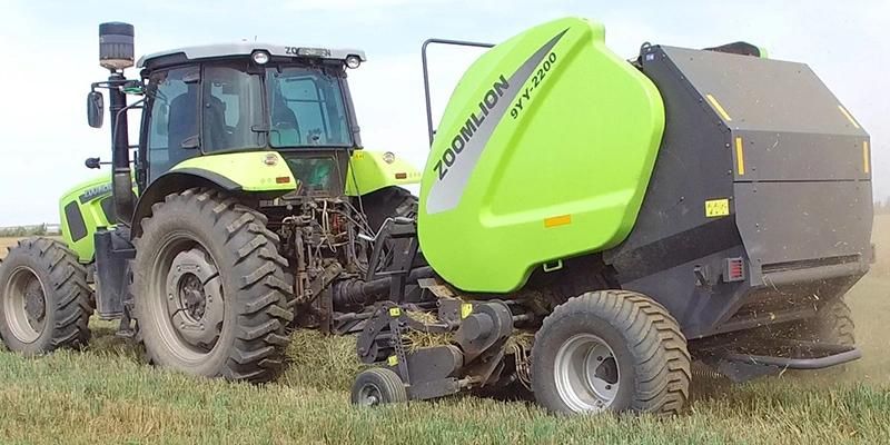 Wide Pick-up Unit Design Automatic Baler with 18 Heavy-Duty Rollers