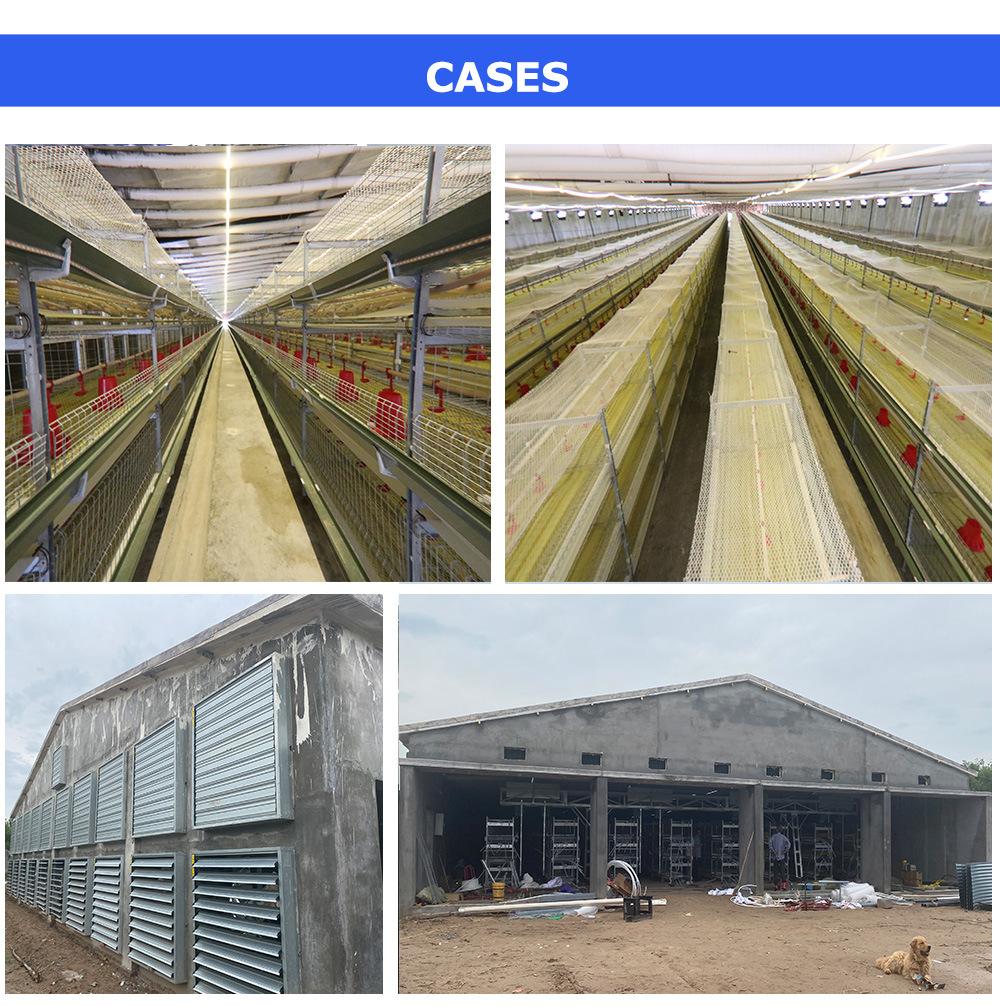 Breeder Bird-Harvesting Chicken Automatic Poultry Housing System for Broilers Vertical Parents Cages