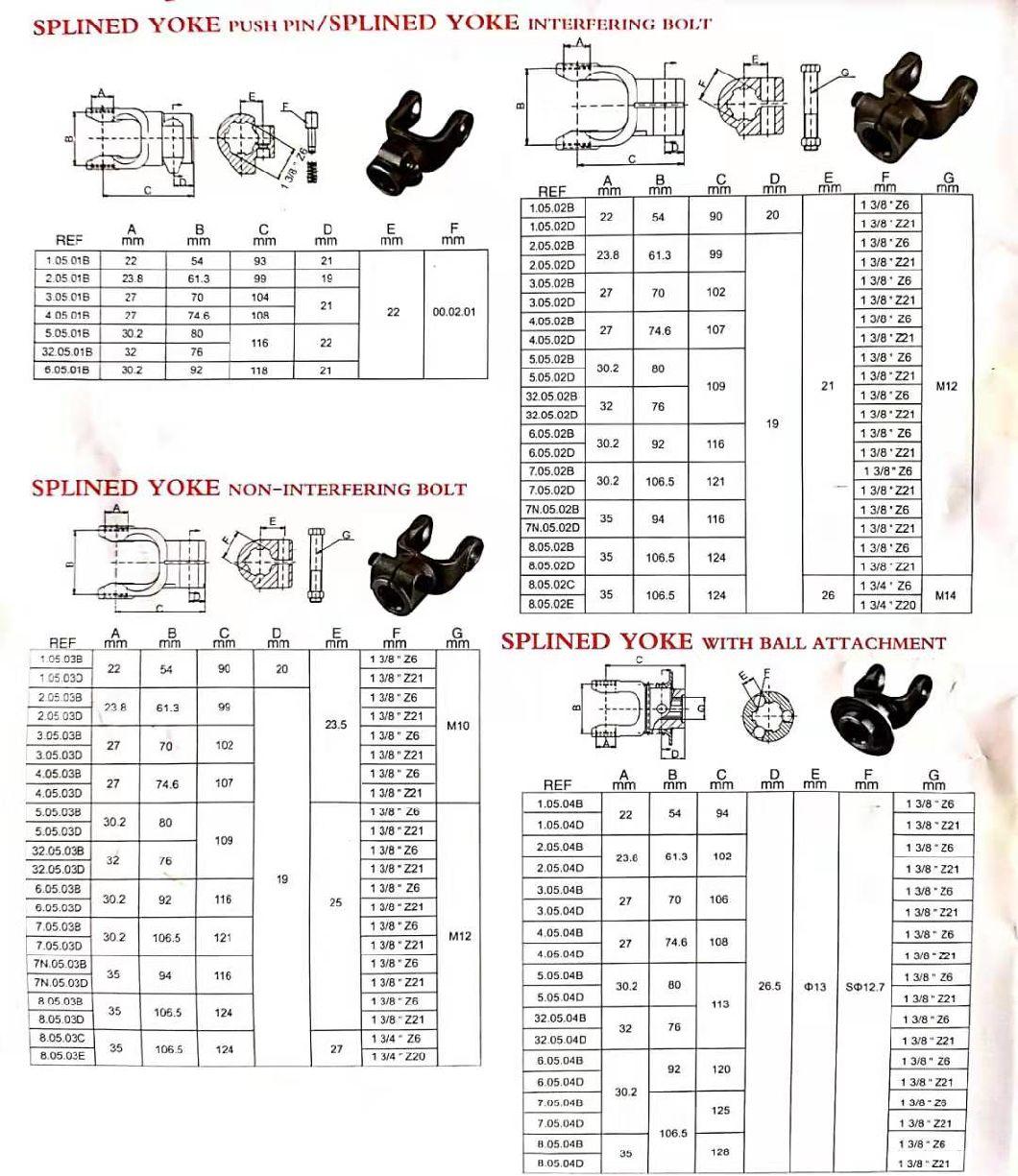 Factory Production Triangular Tube Yoke for Rotocultivator