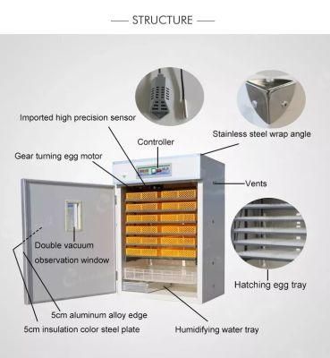 528PCS Chicken Egg Incubator /Chicken Eggs Incubator and Hatcher / Egg Incubator of Egg Hatching Machine