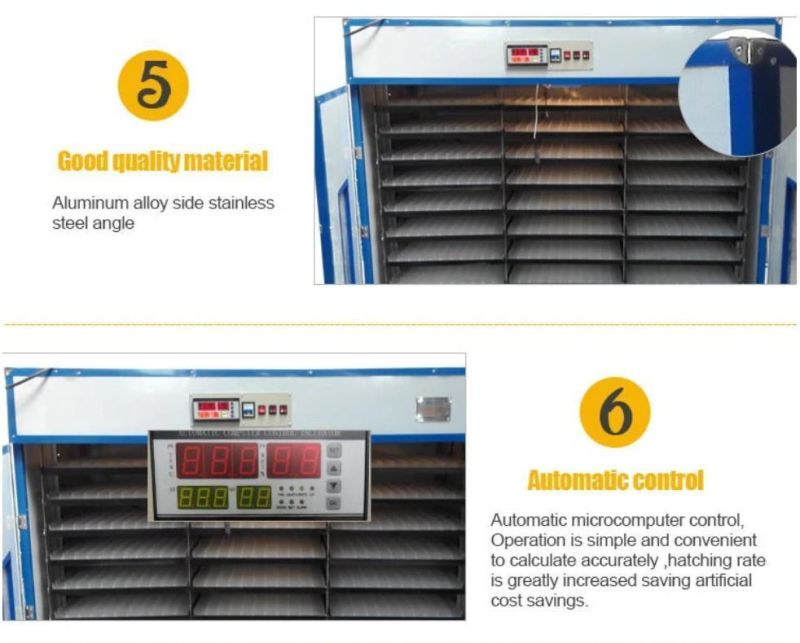 Automatic Chicken Egg Incubators with Different Capacities for Sale