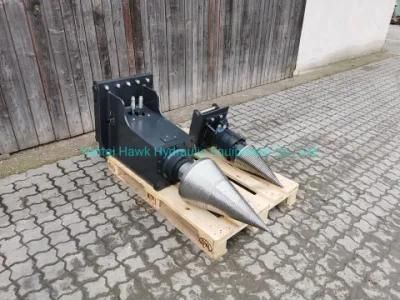 Excavator Cone Log Splitter Screw Wood Drilling Splitter