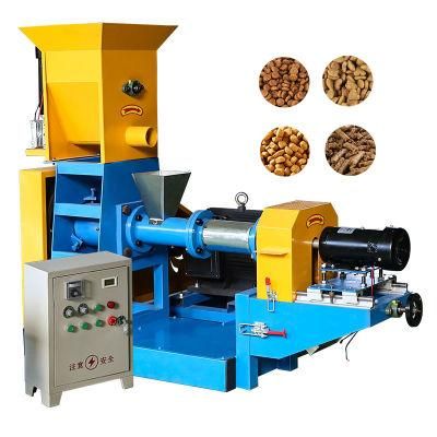 Industrial Automatic Animal Pet Aquatic Food Processing Line Floating Fish Feed Pellet Making Machine