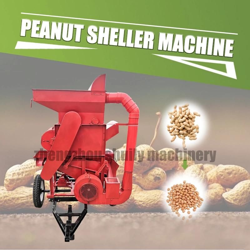 Peanut Sheller Small Groundnut Peanut Shelling Machine with Gasoline Engine