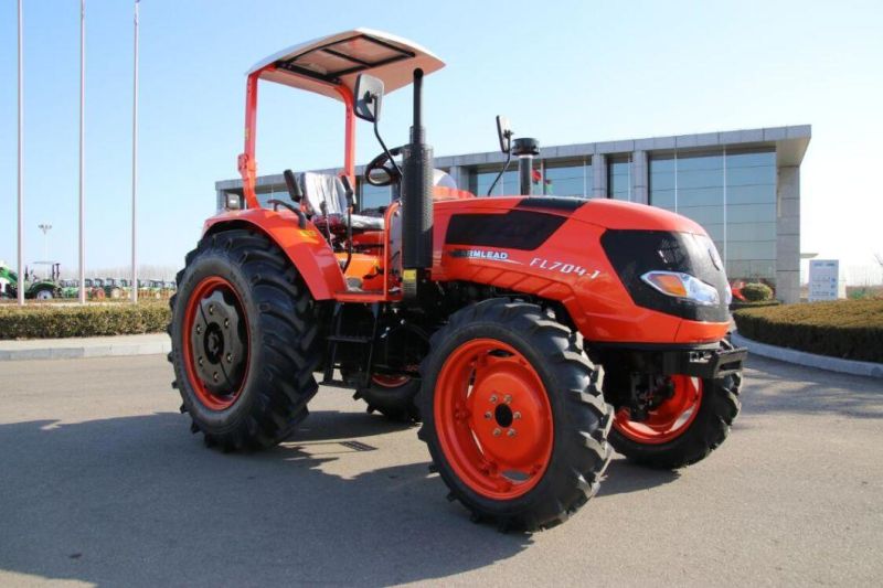 High Quality Low Price Chinese 70HP 4WD Tractor for Farm Agriculture Machine Farmlead Brand Tractor with Rops by Deutz-Fahr