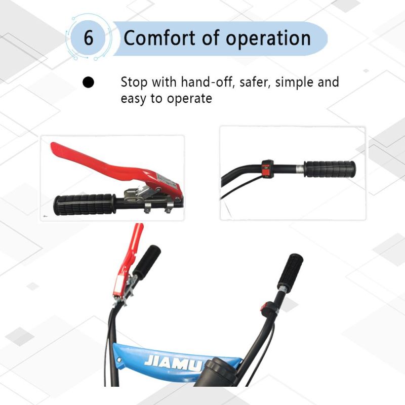 Jiamu GM30A with GM160 All Gear Aluminum transmission Box Gasoline Cultivator Farm Machinery Hot Sale