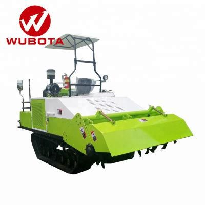 Wubota Machinery Crawler Rubber Track Cultivator for Sale in Indonesia