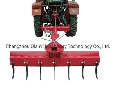 Scraper Grade Blade Levelling Operation in Flat Soil Rotary