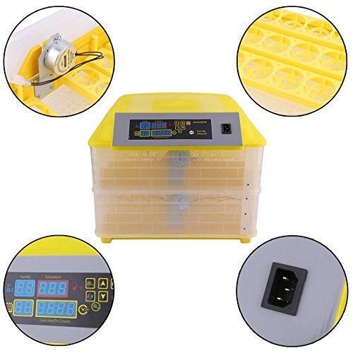 Hot Sale Dual Power 96 Egg Incubator 220V+12V