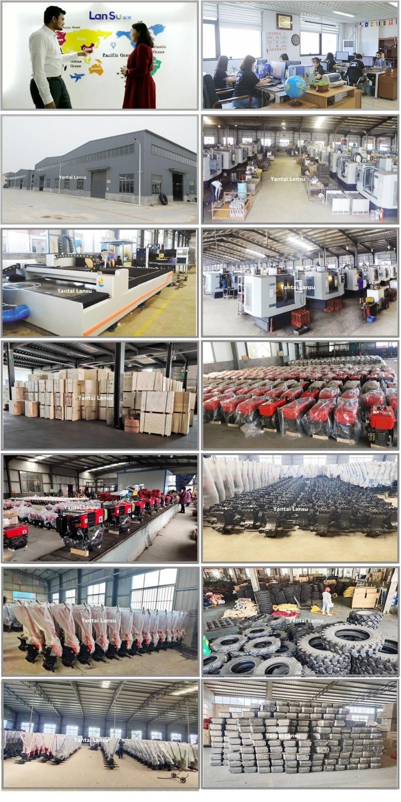 China Hot Sale Products/Suppliers. 8HP, 12HP, 15HP, 18HP Cheaper Walking Tractor, Mini Tractor for America Market