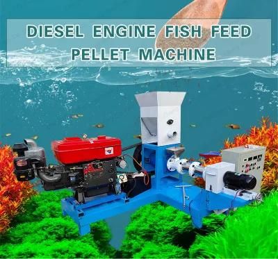 Floating Fish Feed Machinery Dog Fish Food Feed Pellet Machine