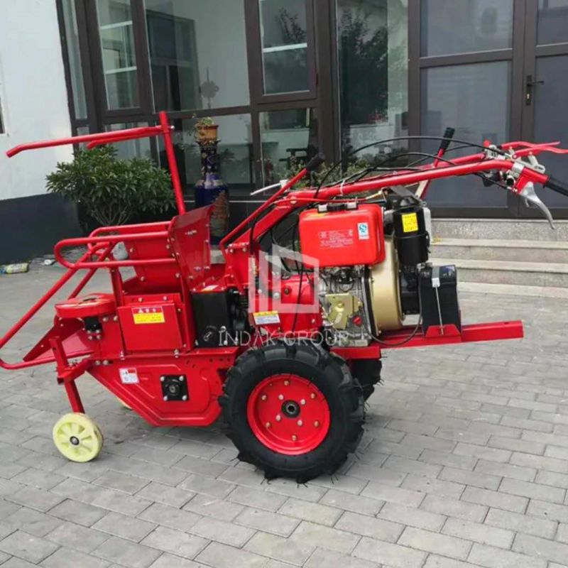 Small Handpush Corn Harvester Maize Picker Corn Stalk Cutting Machine