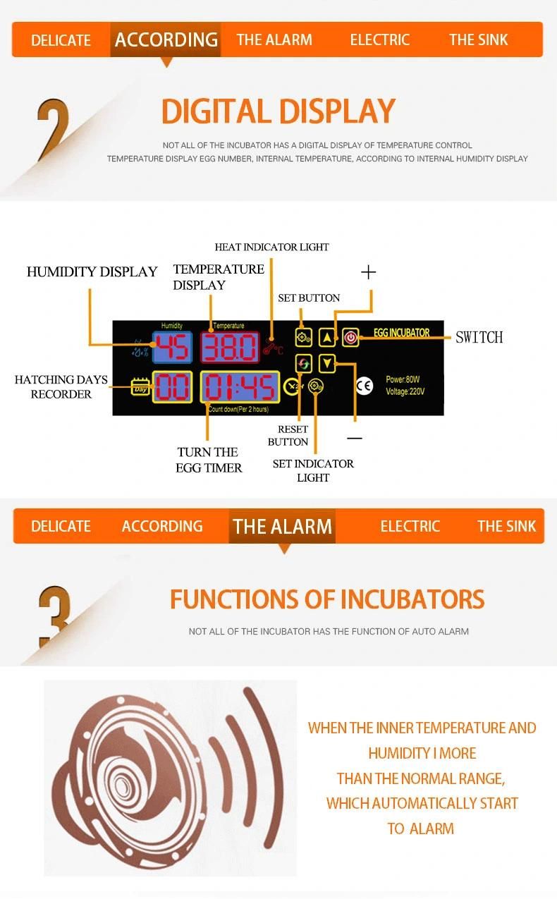 Hhd Dual Power Incubator for Hatching 112 Eggs