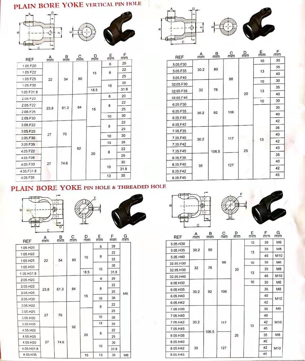 Competitive Price Drive Shaft Flange Yoke Used by Drilling Machine