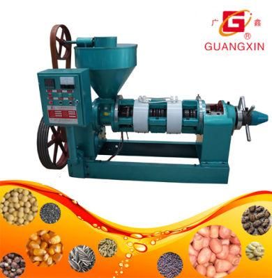 Automatic Temperature Control Oil Press for Sunflower Seeds, Peanut, Soybean