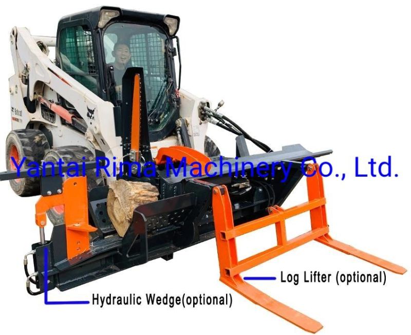 Skid Steer Wood Processor with Remote Control