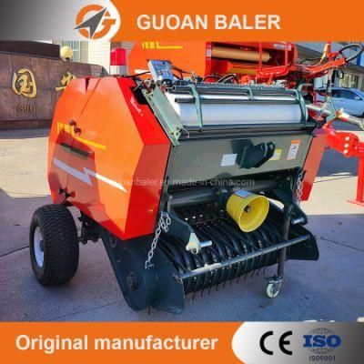 New Design Automatic Mini Round Net Wrap Baling Hay Baler