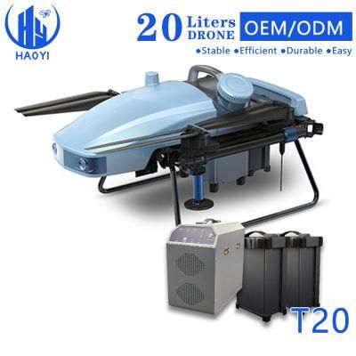 China Manufacture Hji T20 20kg Payload Long Range Fly Drone with Remote Control