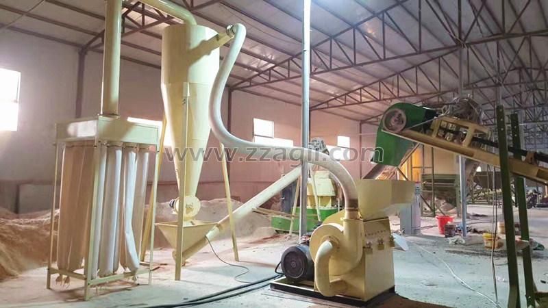 Cotton Stalk Corn Cobs Grinding Machine Wood Waste Grinder Hammer Mill