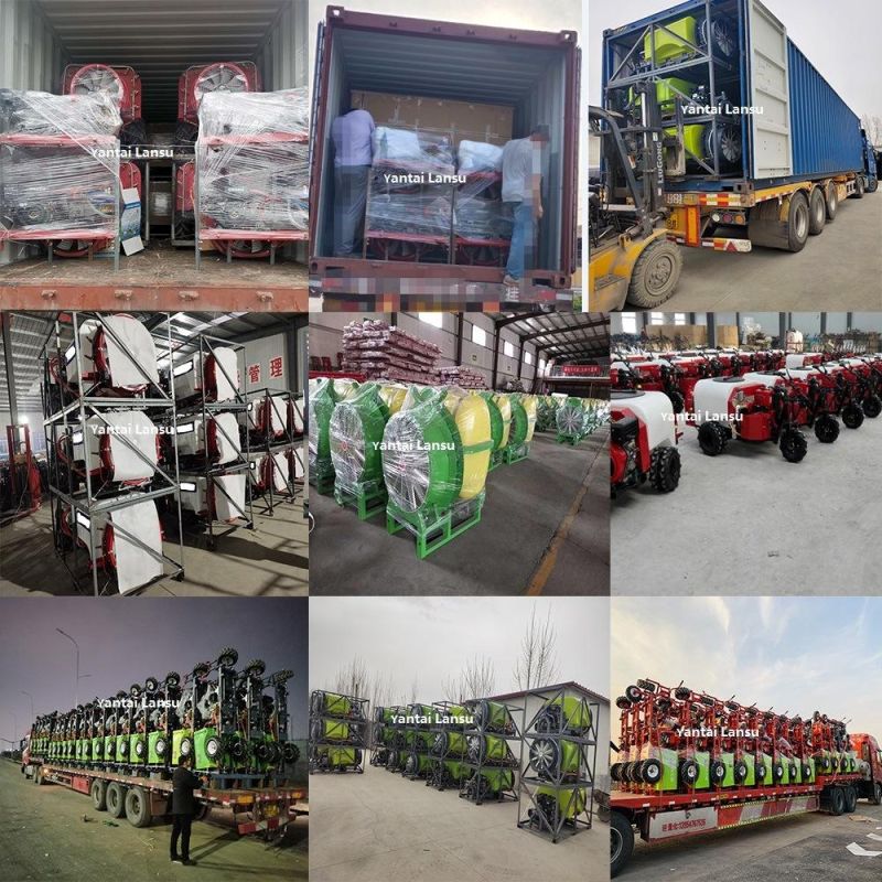 China Shandong Agricultural Sprayer Farm Machinery Diesel Mist Boom Garden Spray Triger Sprayer Power Tractor Trailer Hopper Sprayer