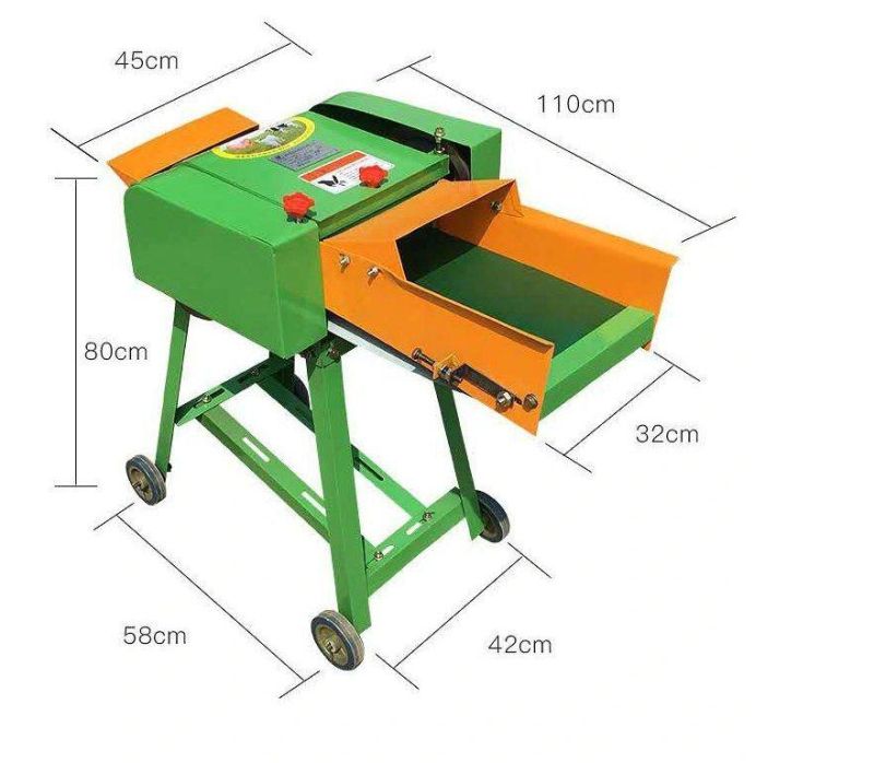 Factory Supply Grass Cutting Chopper Machine for Animals Feed Chaff Cutter Machine