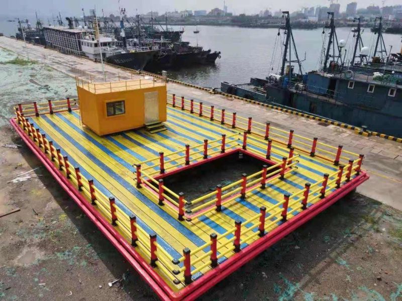 HDPE Leisure Fishing Cage Bridage Floating Dock Platform