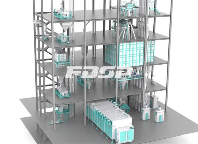 High Quality Poultry Feed Mill Plant Animal Feed Production Line