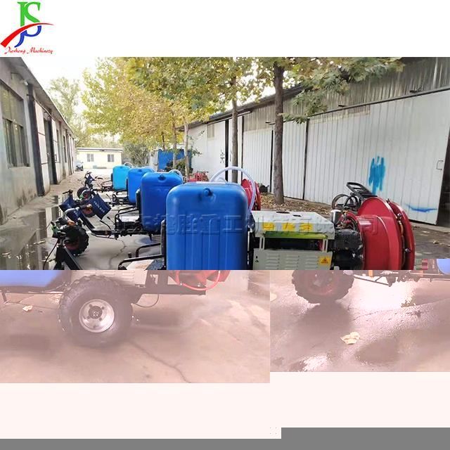 Orchard Insecticide Crop Weeding Electric Gasoline Three-Wheel Medicine Cart