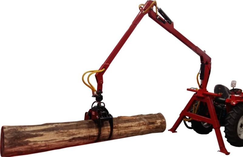 3-7.5m RC Lifting Machine Wood Timber Log Crane with Ce