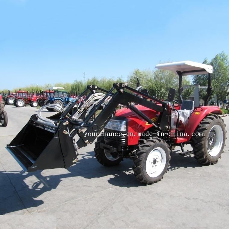 Dominican Hot Sale Tz04D 30-55HP Agricultural Wheel Farm Tractor Mounted Front End Loader