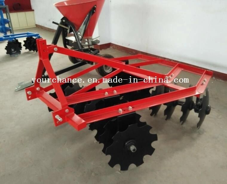 Hot Sale 1bqdx-1.3 30-40HP Tractor Mounted 1.3m Width 16 Discs Opposed Light Duty Disc Harrow