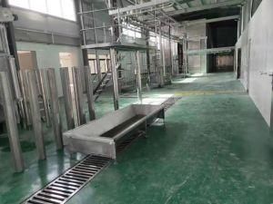 Cattle Slaughterhouse Equipment Stepping Carcass Processing Conveyor