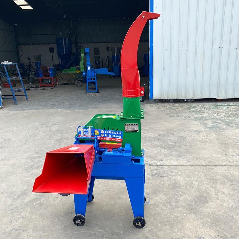 Movable Leaf Grass Crushing Chaff Cutter Machine for Animal Feed