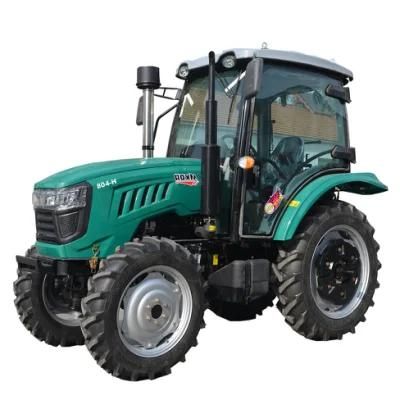 80HP China Agricultural Machinery Manufacturer Wheel Tractor 4WD Mini Orchard Small Farm Lawn Garden Tractor