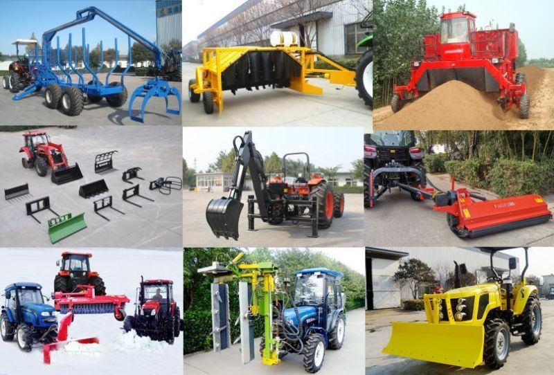 Factory Price! ! Hydraulic Boom Crane with Grabber for Palm Fruit
