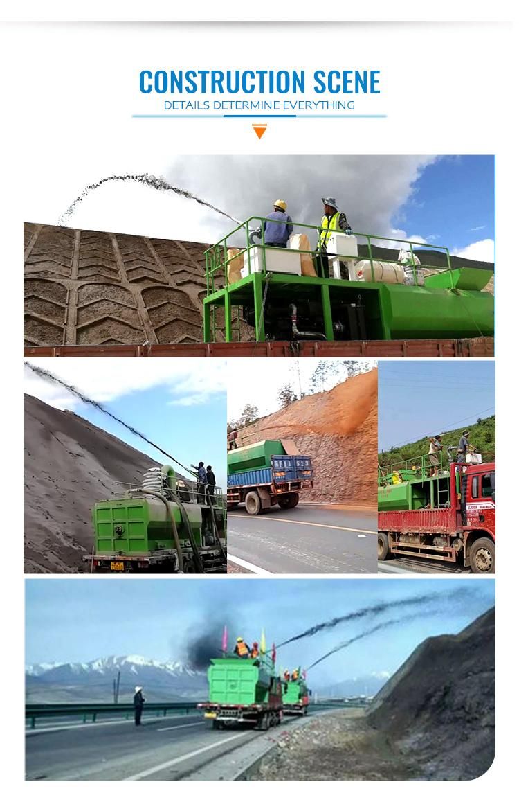 Hydroseeding Mulch Machine with Electric-Start Diesel Engine Hydroseeder Machine